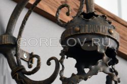 Sconce "Ragged Metal" L-160 h-350Z-270 (Sizes are approximate)